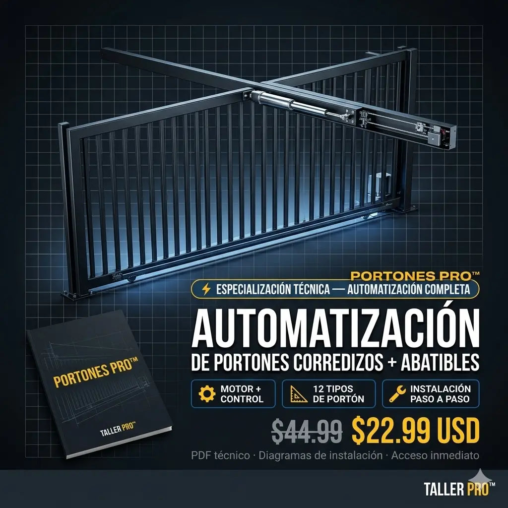 AUTOMATIZACIÓN DE PORTONES, corredizos y abatibles.